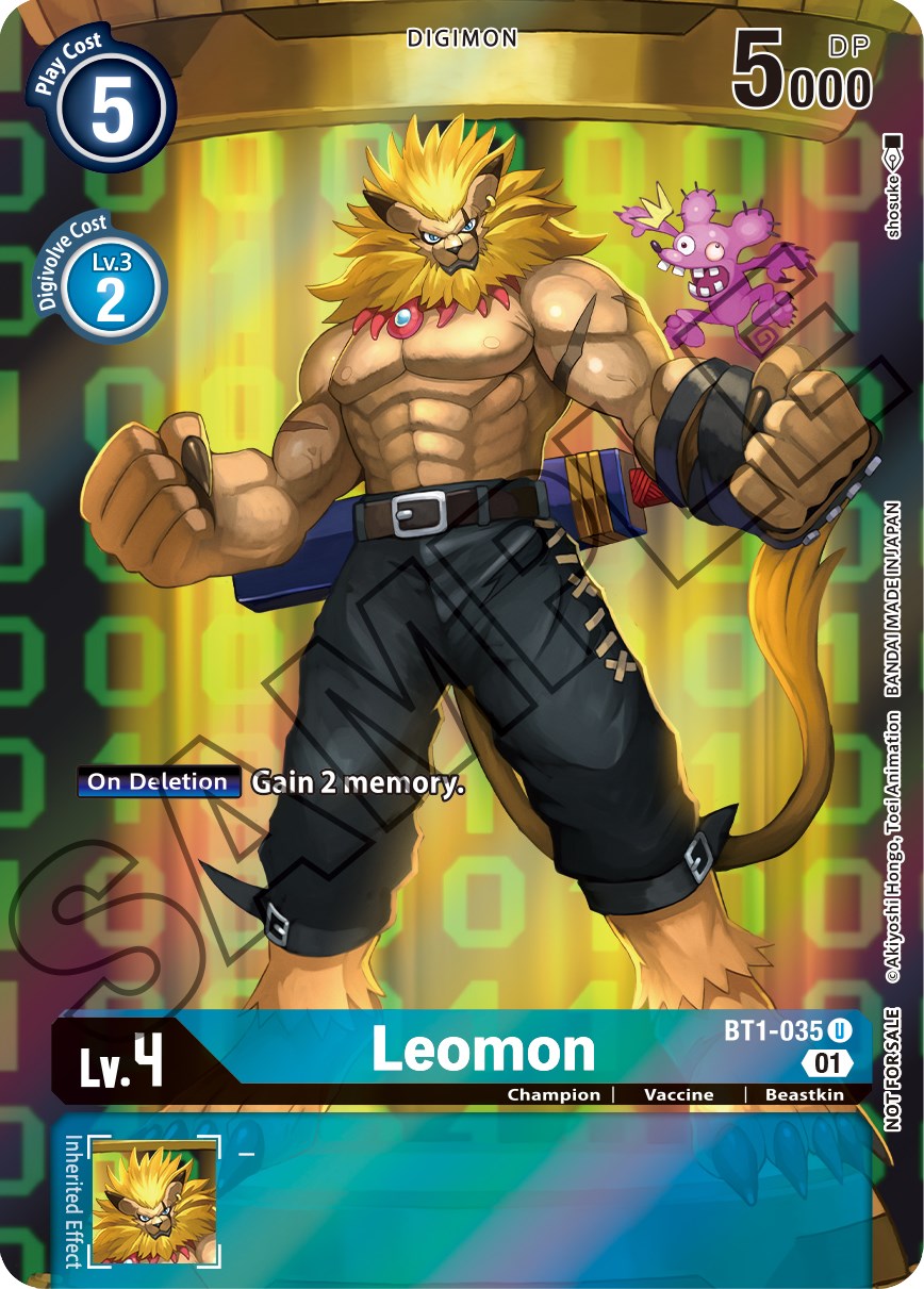 Leomon [BT1-035] (Tamer's Card Set 1) [Release Special Booster Ver.1.0] | Cracking-Singles