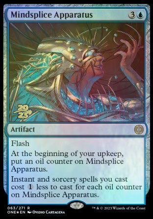 Mindsplice Apparatus [Phyrexia: All Will Be One Prerelease Promos] | Cracking-Singles