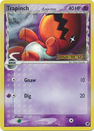 Trapinch (68/101) (Delta Species) (Stamped) [EX: Dragon Frontiers] | Cracking-Singles