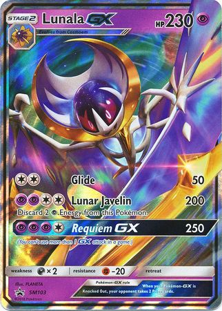 Lunala GX (SM103) (Jumbo Card) [Sun & Moon: Black Star Promos] | Cracking-Singles