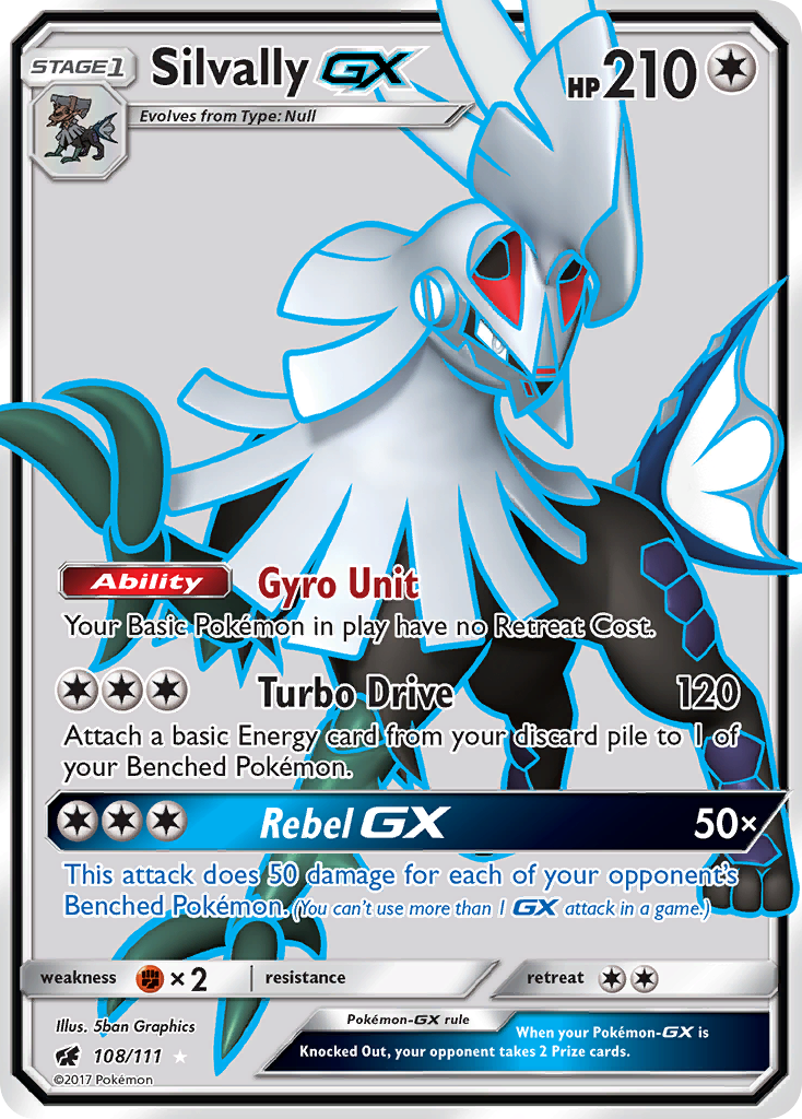 Silvally GX (108/111) [Sun & Moon: Crimson Invasion] | Cracking-Singles