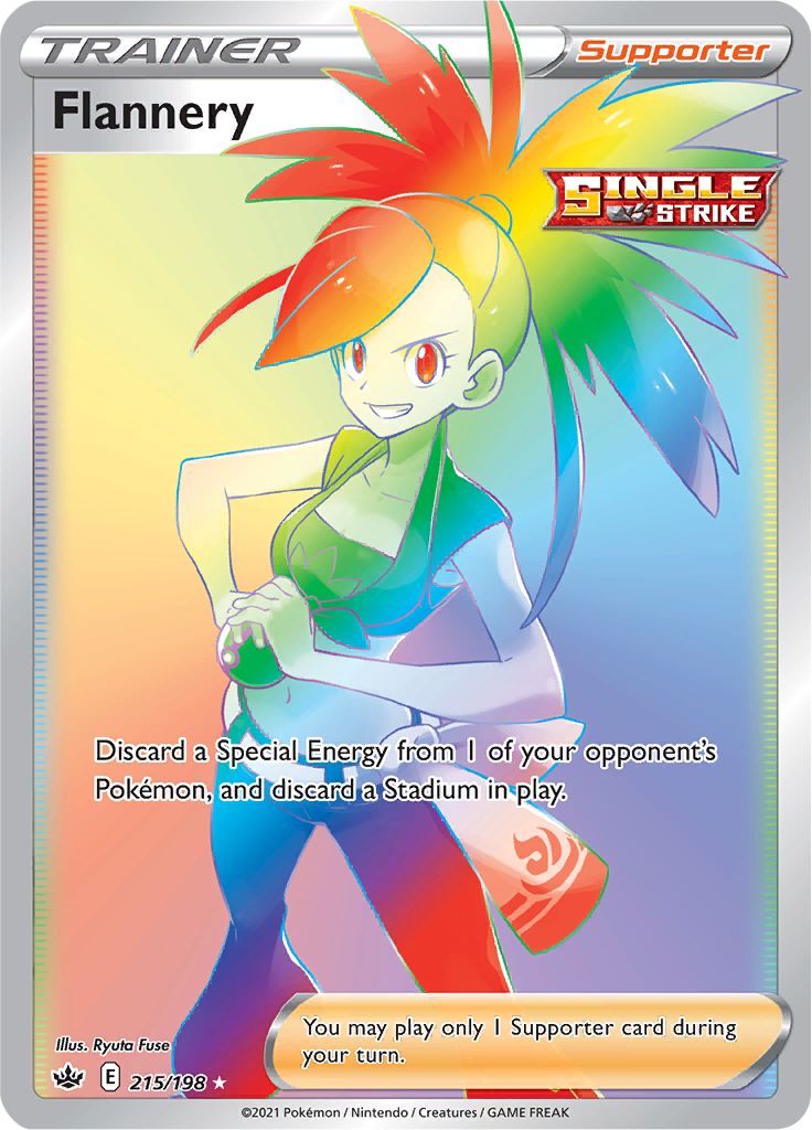 Flannery (215/198) [Sword & Shield: Chilling Reign] | Cracking-Singles