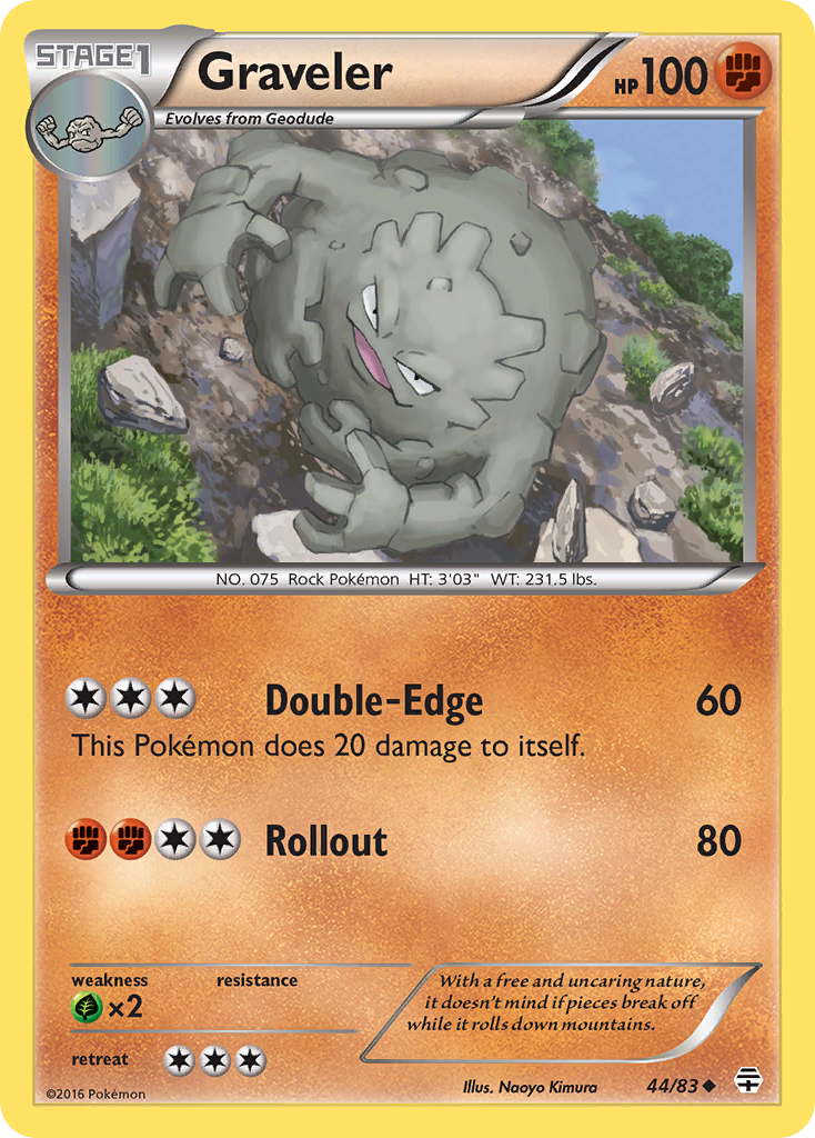 Graveler (44/83) [XY: Generations] | Cracking-Singles