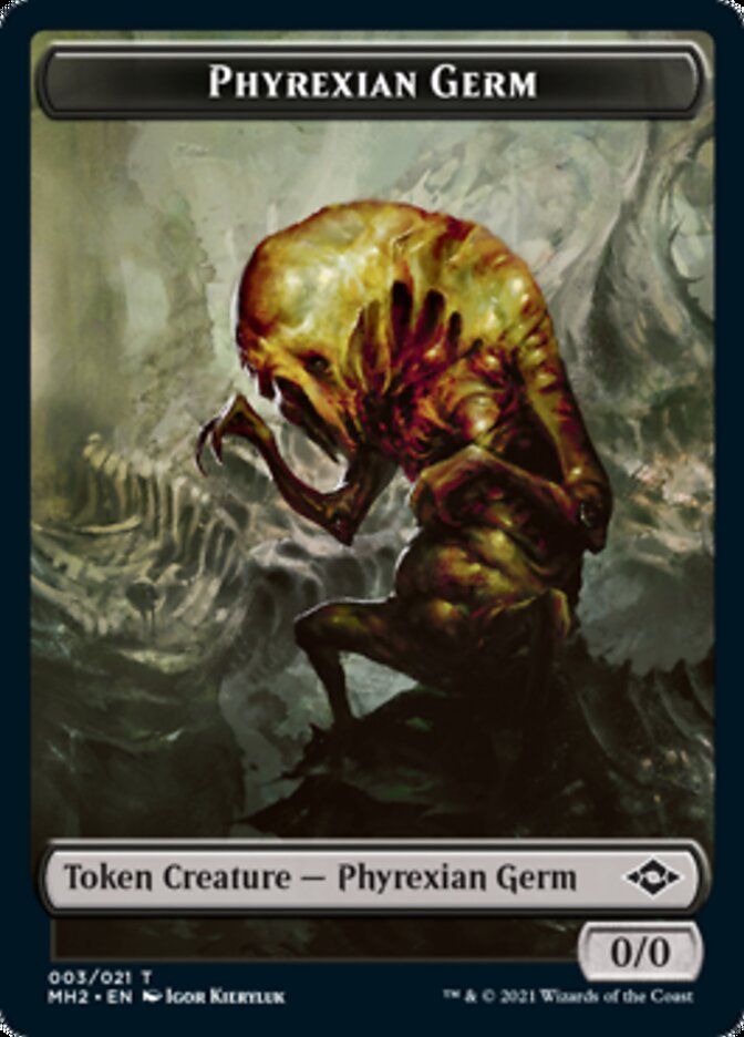 Phyrexian Germ Token [Modern Horizons 2 Tokens] | Cracking-Singles