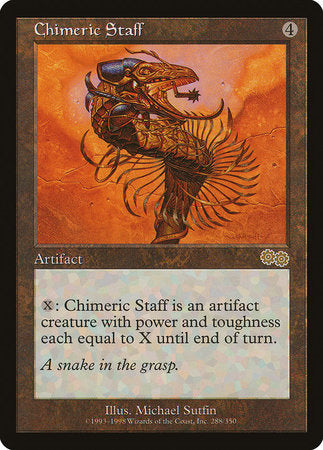 Chimeric Staff [Urza's Saga] | Cracking-Singles