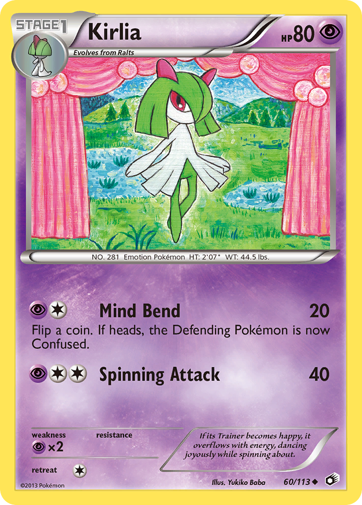 Kirlia (60/113) [Black & White: Legendary Treasures] | Cracking-Singles