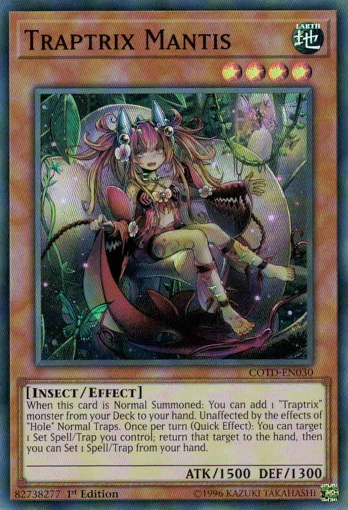 Traptrix Mantis [COTD-EN030] Super Rare | Cracking-Singles