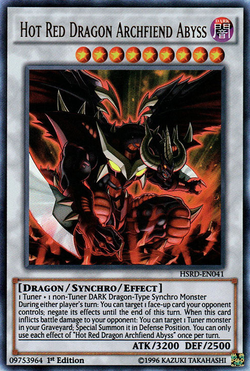 Hot Red Dragon Archfiend Abyss [HSRD-EN041] Ultra Rare | Cracking-Singles