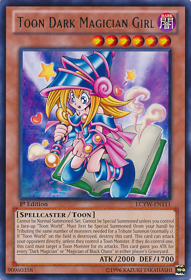 Toon Dark Magician Girl [LCYW-EN111] Rare | Cracking-Singles