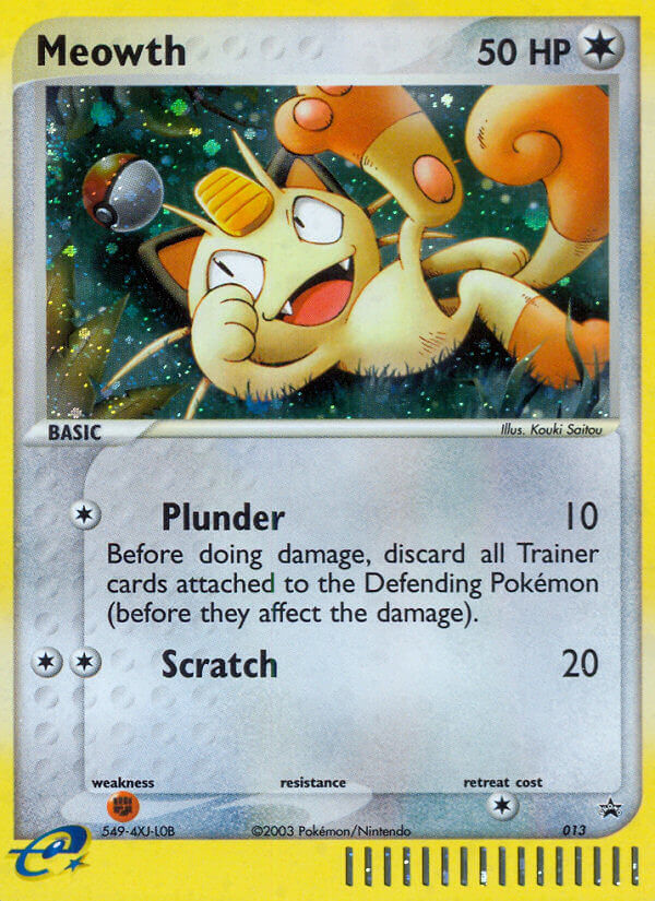 Meowth (013) [Nintendo: Black Star Promos] | Cracking-Singles