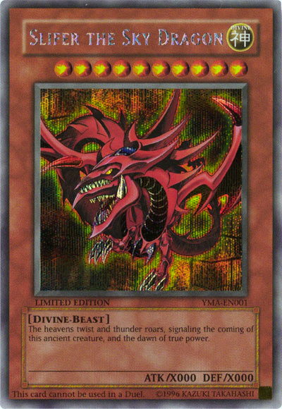 Slifer the Sky Dragon [YMA-EN001] Secret Rare | Cracking-Singles