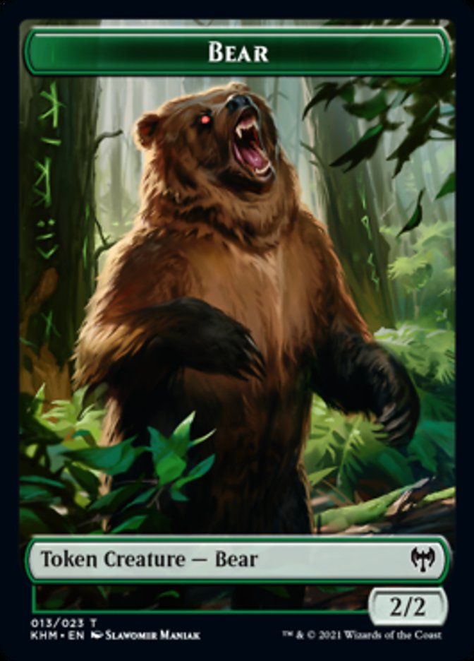 Bear Token [Kaldheim] | Cracking-Singles