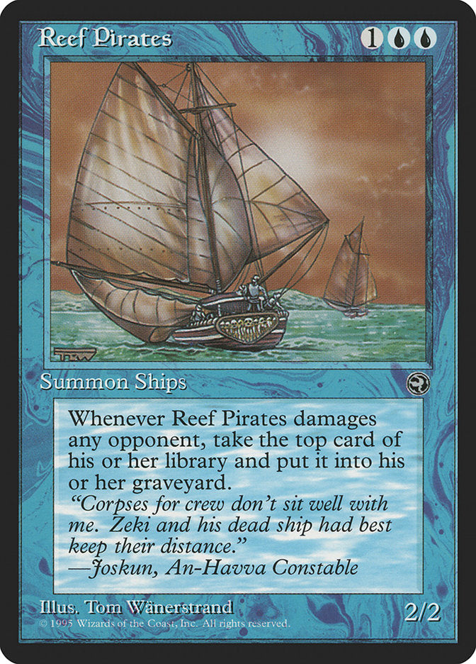 Reef Pirates (Joskun Flavor Text) [Homelands] | Cracking-Singles