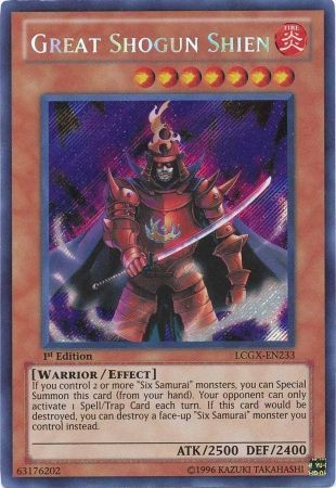 Great Shogun Shien [LCGX-EN233] Secret Rare | Cracking-Singles