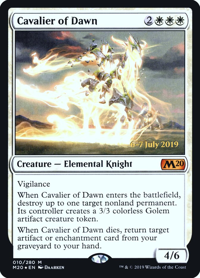 Cavalier of Dawn  [Core Set 2020 Prerelease Promos] | Cracking-Singles