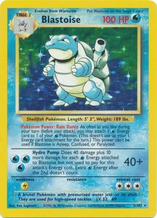 Blastoise (2/102) [Base Set Unlimited] | Cracking-Singles