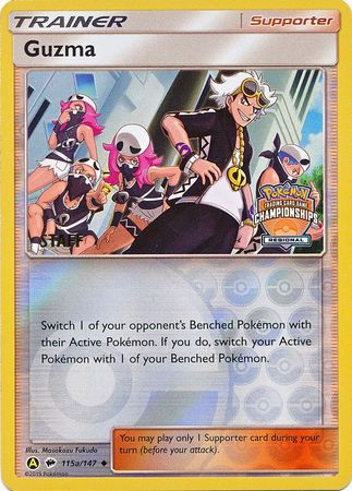 Guzma (115a/147) (Regional Championship Promo Staff) [Sun & Moon: Burning Shadows] | Cracking-Singles