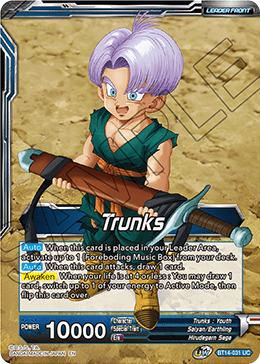 Trunks // Trunks, the Hero's Successor (BT14-031) [Cross Spirits] | Cracking-Singles