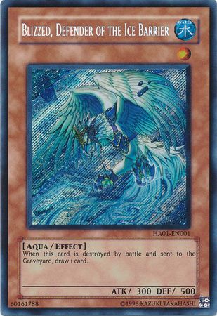 Blizzed, Defender of the Ice Barrier [HA01-EN001] Secret Rare | Cracking-Singles