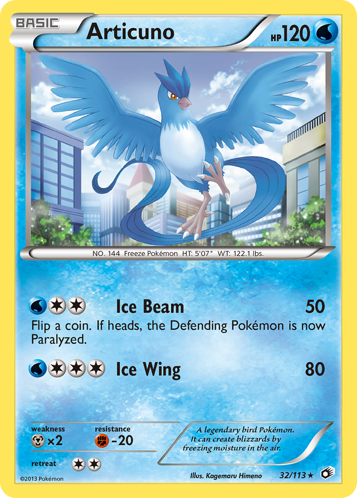 Articuno (32/113) [Black & White: Legendary Treasures] | Cracking-Singles