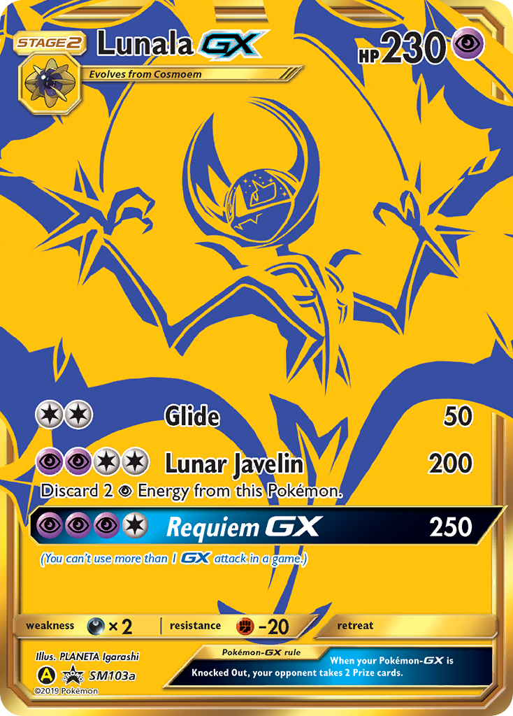 Lunala GX (SM103a) [Sun & Moon: Black Star Promos] | Cracking-Singles