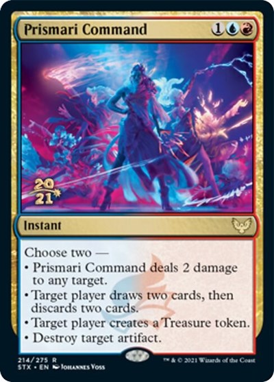 Prismari Command [Strixhaven: School of Mages Prerelease Promos] | Cracking-Singles