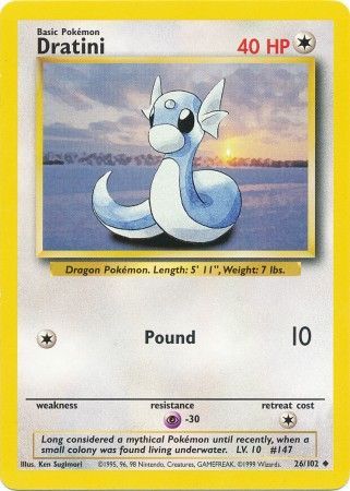 Dratini (26/102) [Base Set Unlimited] | Cracking-Singles