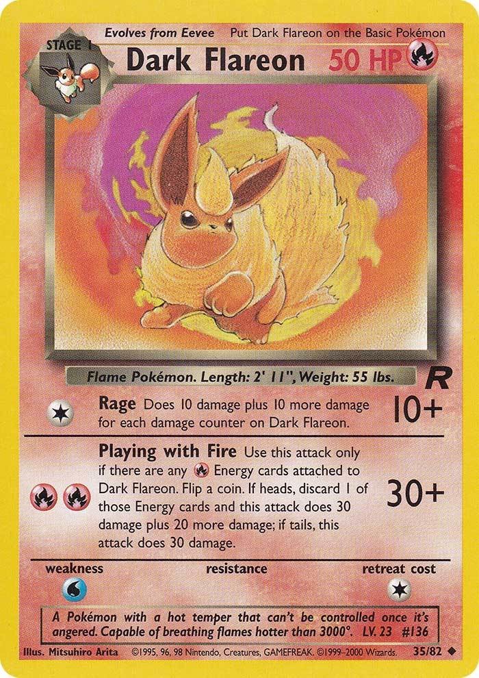 Dark Flareon (35/82) [Team Rocket Unlimited] | Cracking-Singles