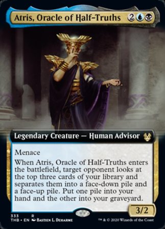 Atris, Oracle of Half-Truths (Extended Art) [Theros Beyond Death] | Cracking-Singles