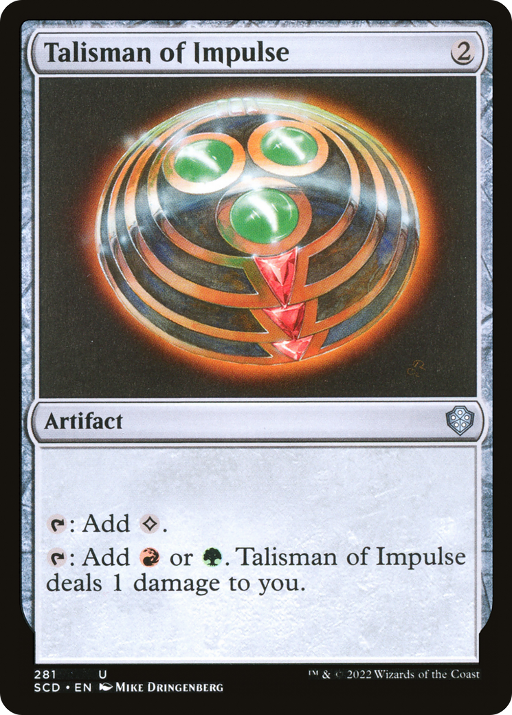 Talisman of Impulse [Starter Commander Decks] | Cracking-Singles