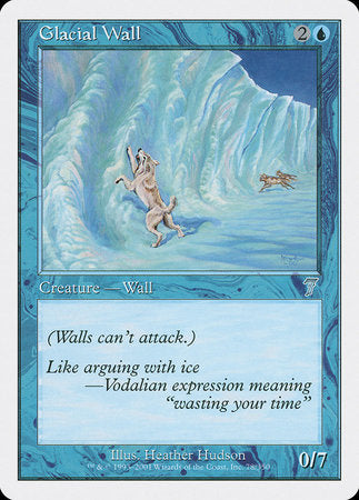 Glacial Wall [Seventh Edition] | Cracking-Singles