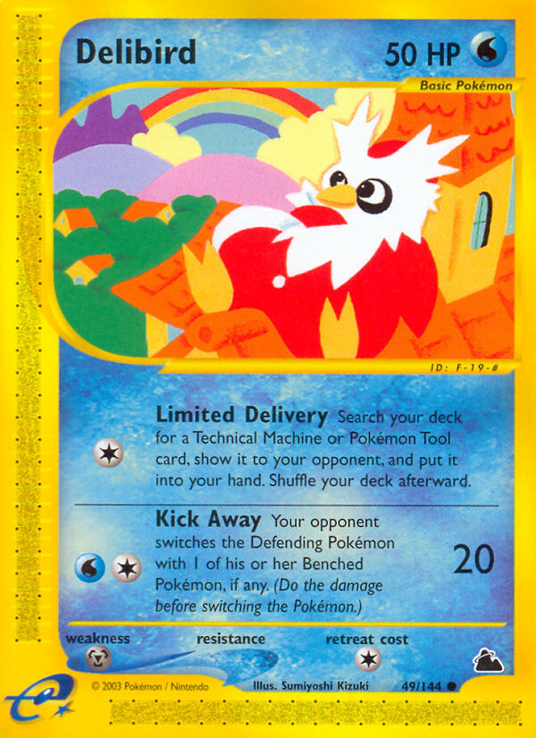 Delibird (49/144) [Skyridge] | Cracking-Singles