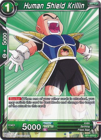 Human Shield Krillin [BT1-072] | Cracking-Singles