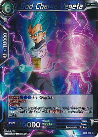 God Charge Vegeta [BT1-036] | Cracking-Singles