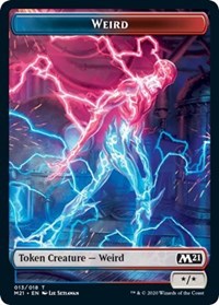 Weird // Zombie Double-sided Token [Core Set 2021 Tokens] | Cracking-Singles