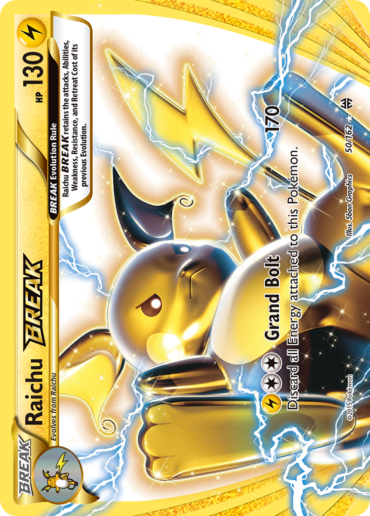 Raichu BREAK (50/162) [XY: BREAKthrough] | Cracking-Singles