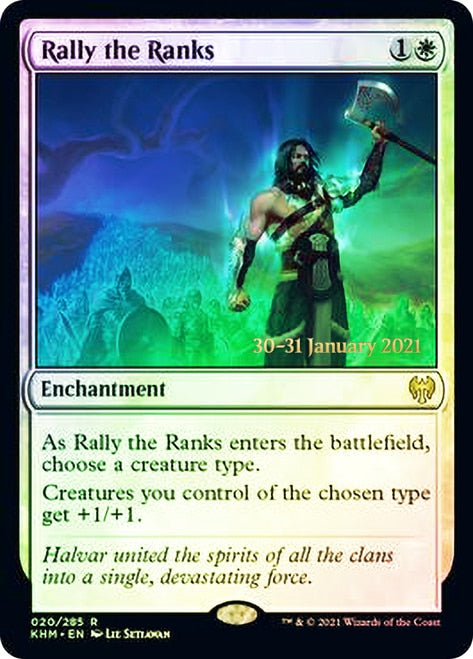 Rally the Ranks  [Kaldheim Prerelease Promos] | Cracking-Singles