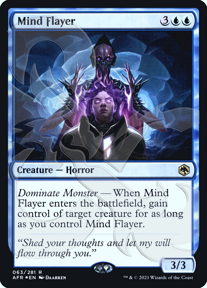 Mind Flayer (Ampersand Promo) [Dungeons & Dragons: Adventures in the Forgotten Realms Promos] | Cracking-Singles