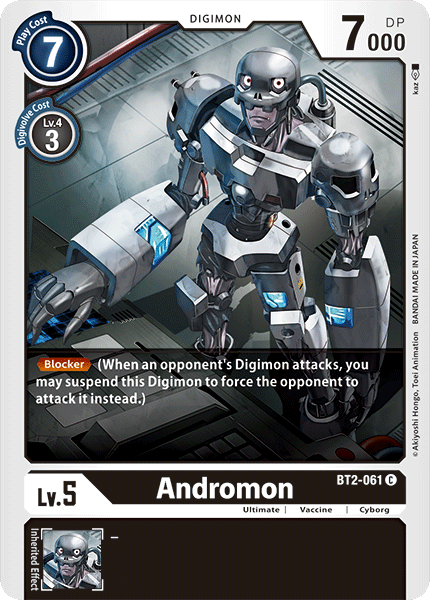 Andromon [BT2-061] [Release Special Booster Ver.1.0] | Cracking-Singles