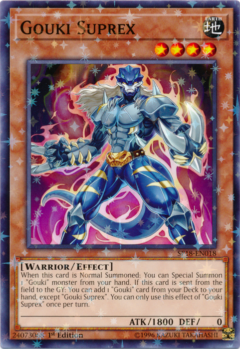 Gouki Suprex [SP18-EN018] Starfoil Rare | Cracking-Singles