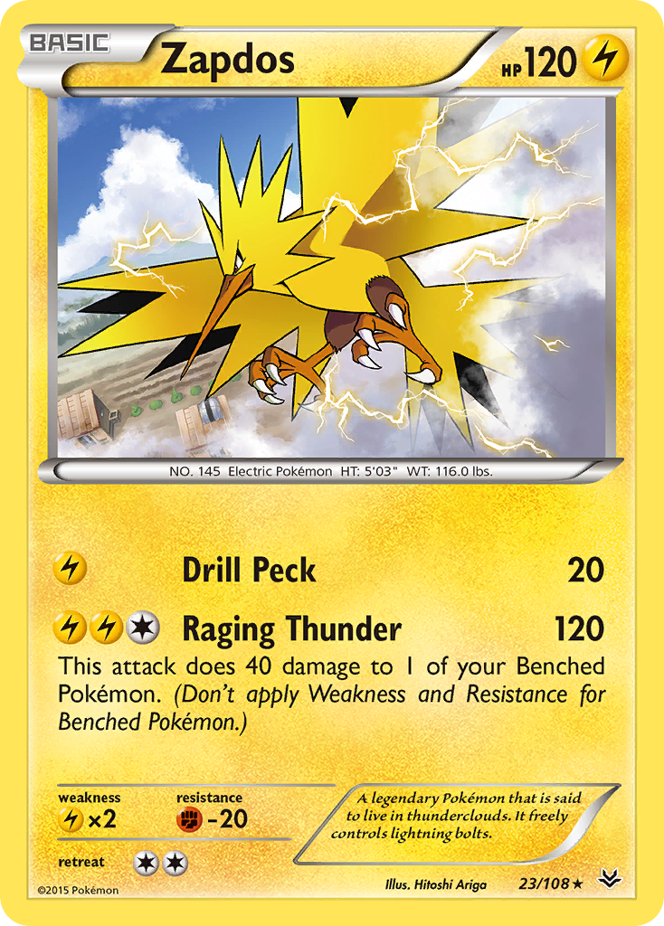 Zapdos (23/108) [XY: Roaring Skies] | Cracking-Singles