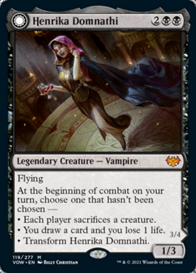 Henrika Domnathi // Henrika, Infernal Seer [Innistrad: Crimson Vow] | Cracking-Singles