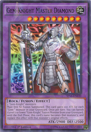 Gem-Knight Master Diamond [SP15-EN030] Shatterfoil Rare | Cracking-Singles