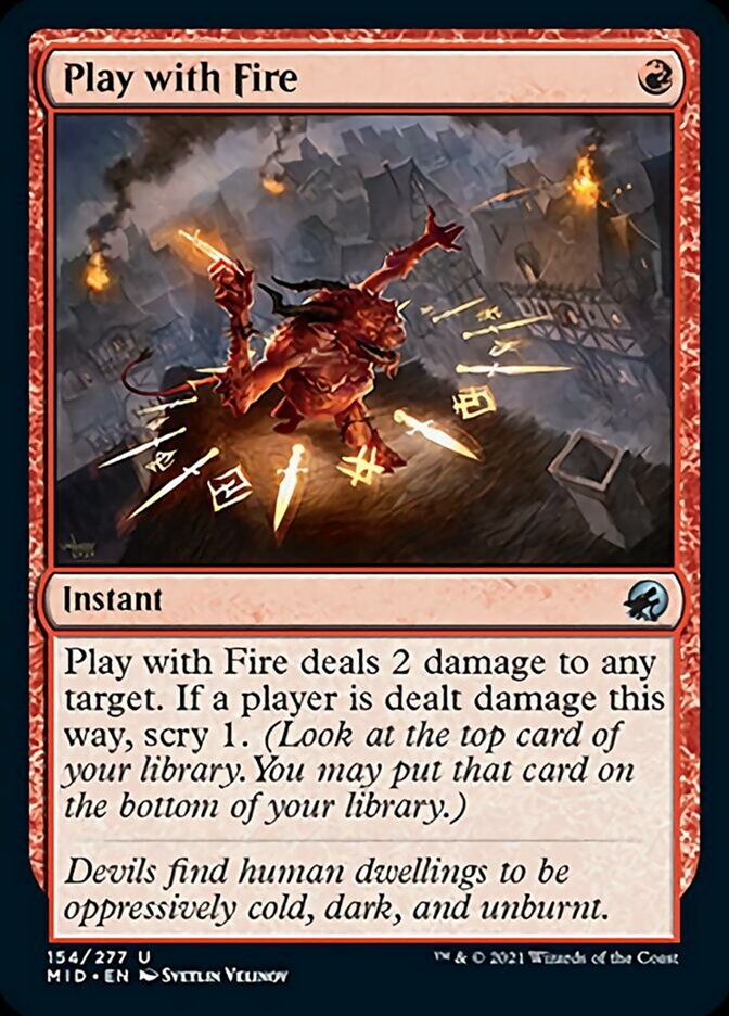 Play with Fire [Innistrad: Midnight Hunt] | Cracking-Singles