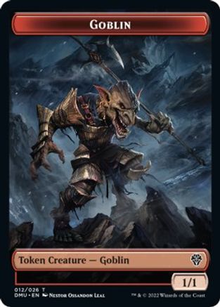 Zombie Knight // Goblin Double-sided Token [Dominaria United Commander Tokens] | Cracking-Singles