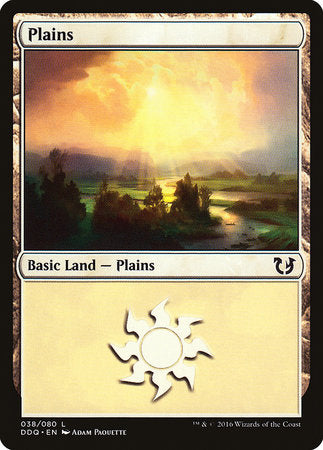 Plains (38) [Duel Decks: Blessed vs. Cursed] | Cracking-Singles