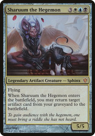 Sharuum the Hegemon (Commander 2013) [Commander 2013 Oversized] | Cracking-Singles