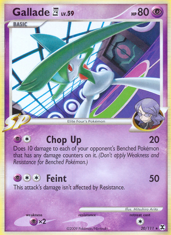 Gallade (20/111) [Platinum: Rising Rivals] | Cracking-Singles