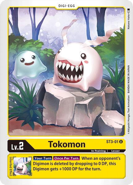 Tokomon [ST3-01] [Starter Deck: Heaven's Yellow] | Cracking-Singles