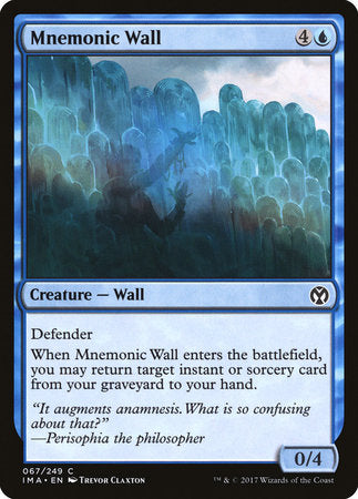 Mnemonic Wall [Iconic Masters] | Cracking-Singles